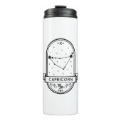 ZODIAC ABZEICHEN CONSTELLATION CAPRICORKE STROKE THERMOSBECHER (Vorderseite)