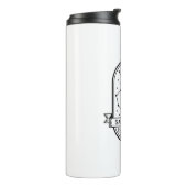 ZODIAC ABZEICHEN CONSTELLATION SAGITTARIUS STROKE THERMOSBECHER (Nach links gedreht)