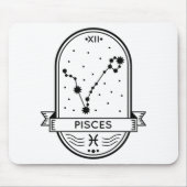 ZODIAC-ABZEICHEN-KONSTELLATIONSSTROKE MOUSEPAD (Vorne)