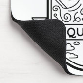 ZODIAC ABZEICHEN SYMBOL AQUARIUS STROKE MOUSEPAD (Ecke)