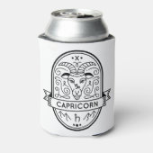 ZODIAC ABZEICHEN SYMBOL CAPRICORN STROKE DOSENKÜHLER (Kanne Rückseite)