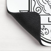 ZODIAC ABZEICHEN SYMBOL LEO STROKE MOUSEPAD (Ecke)