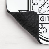 ZODIAC ABZEICHEN SYMBOL SAGITTARIUS STROKE MOUSEPAD (Ecke)