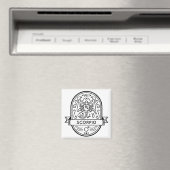 ZODIAC ABZEICHEN SYMBOL SCORPIO STROKE MAGNET (In Situ (Geschirrspüler))
