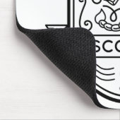 ZODIAC ABZEICHEN SYMBOL SCORPIO STROKE MOUSEPAD (Ecke)