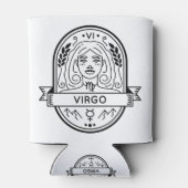 ZODIAC ABZEICHEN SYMBOL VIRGO STROKE DOSENKÜHLER (Rückseite)