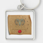 Zodiac - Aires - Keychain Schlüsselanhänger (Vorne)