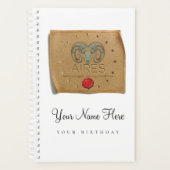 Zodiac - Aires - Personalized Day Planner Planer (Vorderseite)