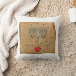 Zodiac - Aires - Throw Pillow Kissen