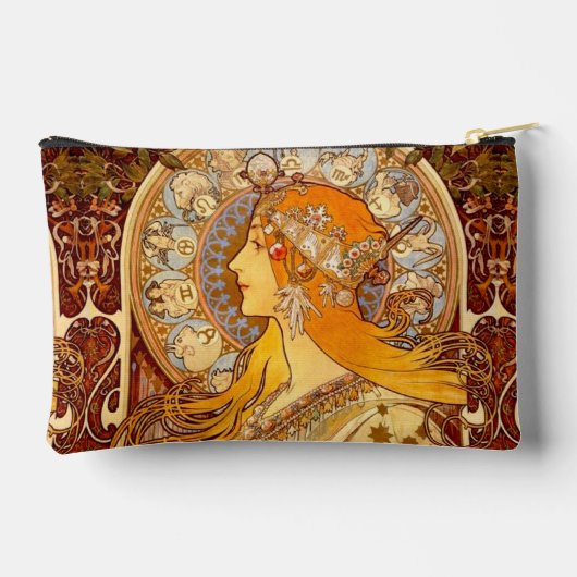 Zodiac, Alphonse Mucha Zubehörtasche (Rückseite)