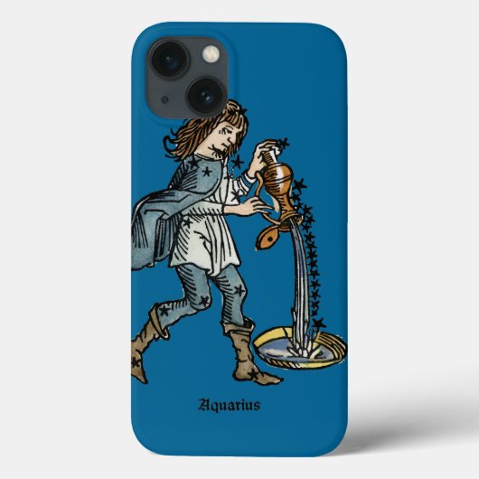 Zodiac: Aquarius, 1482 Case-Mate iPhone Hülle (Rückseite)