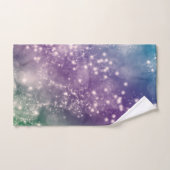 Zodiac: Aquarius Blue & Lila Space Design Badhandtuch Set (Handtuch)