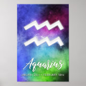 Zodiac: Aquarius Dates Poster (Vorne)