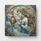 Zodiac - Aquarius Der Wasserträger Fotoplatte (Vorderseite)