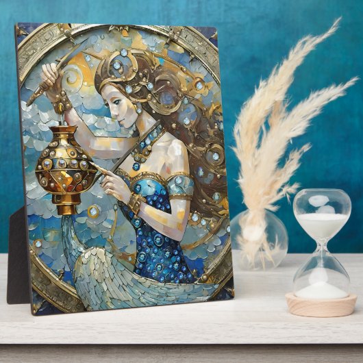 Zodiac - Aquarius Der Wasserträger Fotoplatte (Seite)