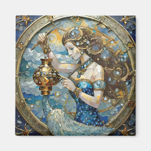 Zodiac - Aquarius Der Wasserträger Magnet