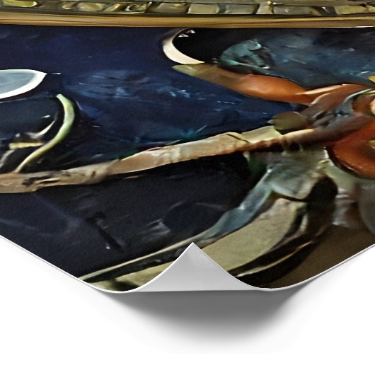 Zodiac - Aquarius Der Wasserträger Poster (Ecke)