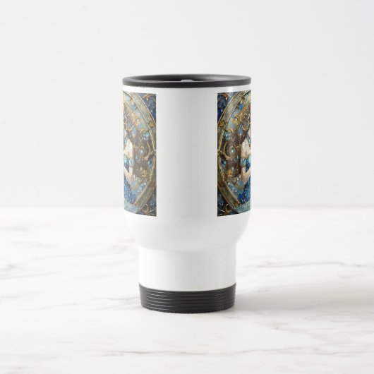 Zodiac - Aquarius Der Wasserträger Reisebecher (Mittel)