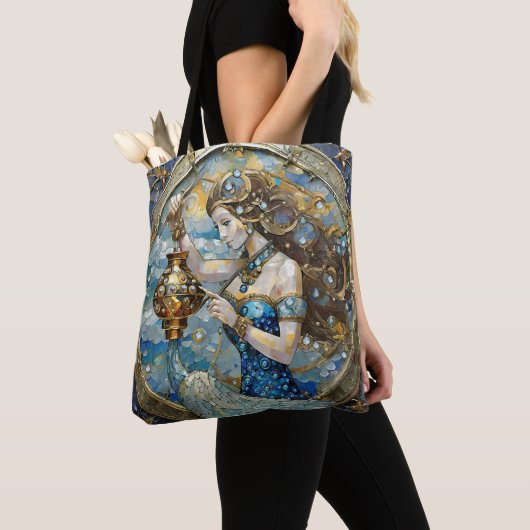 Zodiac - Aquarius Der Wasserträger Tasche (Von Nahem)