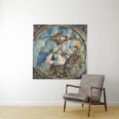 Zodiac - Aquarius Der Wasserträger Wandteppich (Beispiel (Horizontal))