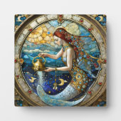 Zodiac - Aquarius Die Meerjungfrau Fotoplatte (Vorderseite)