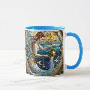 Zodiac - Aquarius Die Meerjungfrau Tasse