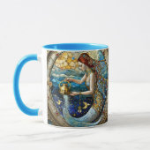 Zodiac - Aquarius Die Meerjungfrau Tasse (Links)