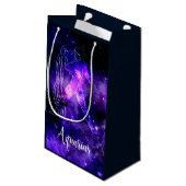 Zodiac: Aquarius Kleine Geschenktüte (Rückseite Schrägansicht)