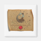 ZODIAC - Aquarius - Magnet (Vorne)