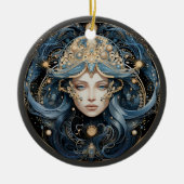 Zodiac Aquarius Personalisiert Astrologie Ornament (Vorne)