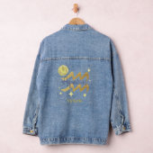 Zodiac Aquarius Personalisiert Name Jean Denim Jeansjacke (Hangar)