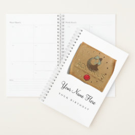 Zodiac - Aquarius - Personalized Day Planner Planer
