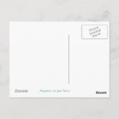 Zodiac Aquarius Postcard Postkarte (Rückseite)