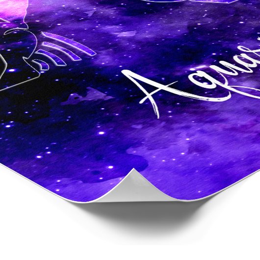 Zodiac: Aquarius Poster (Ecke)