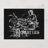 Zodiac Aquarius Postkarte (Vorderseite)
