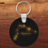 Zodiac - Aquarius Schlüsselanhänger (Vorderseite)