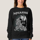 Zodiac Aquarius Sweatshirt (Vorderseite)
