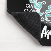 Zodiac Aquarius Symbol Mousepad (Ecke)