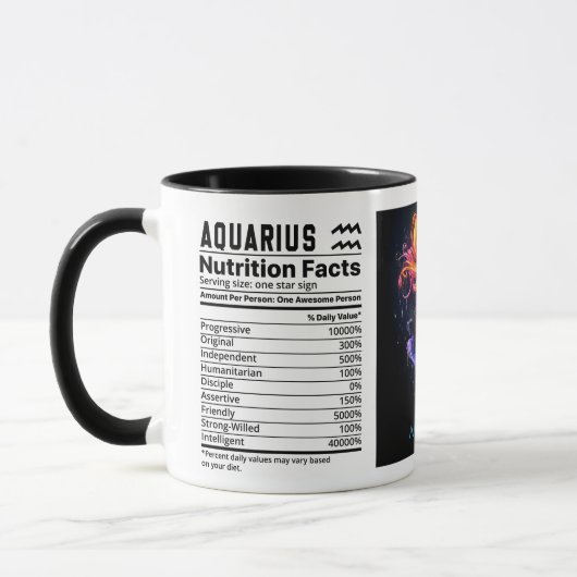 Zodiac Aquarius Tasse (Links)