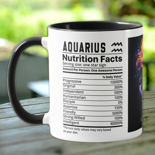Zodiac Aquarius Tasse