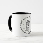 Zodiac Aquarius Tasse (Vorderseite Links)