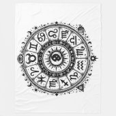 Zodiac Arcana — Die zwölf Zeichen von BurnsInHell Fleecedecke (Vorderseite)