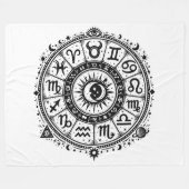Zodiac Arcana — Die zwölf Zeichen von BurnsInHell Fleecedecke (Vorderseite (Horizontal))