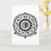 Zodiac Arcana — Die zwölf Zeichen von BurnsInHell Karte (Gelbe Blume)