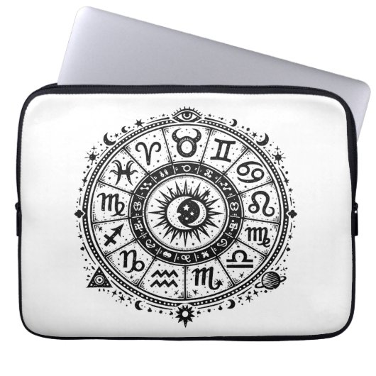 Zodiac Arcana — Die zwölf Zeichen von BurnsInHell Laptopschutzhülle (Vorderseite)