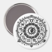 Zodiac Arcana — Die zwölf Zeichen von BurnsInHell Magnet (Vorderseite/Rückseite)