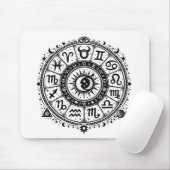 Zodiac Arcana — Die zwölf Zeichen von BurnsInHell Mousepad (Mit Mouse)