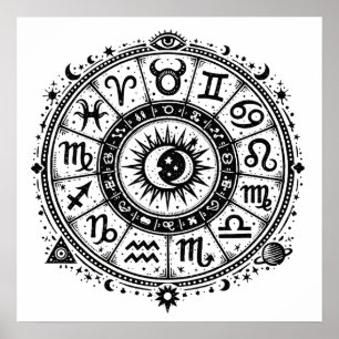 Zodiac Arcana — Die zwölf Zeichen von BurnsInHell Poster