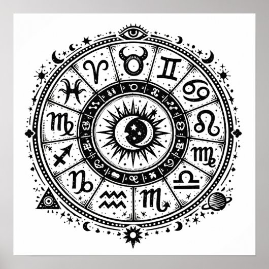 Zodiac Arcana — Die zwölf Zeichen von BurnsInHell Poster (Vorne)