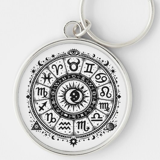 Zodiac Arcana — Die zwölf Zeichen von BurnsInHell Schlüsselanhänger (Vorne)